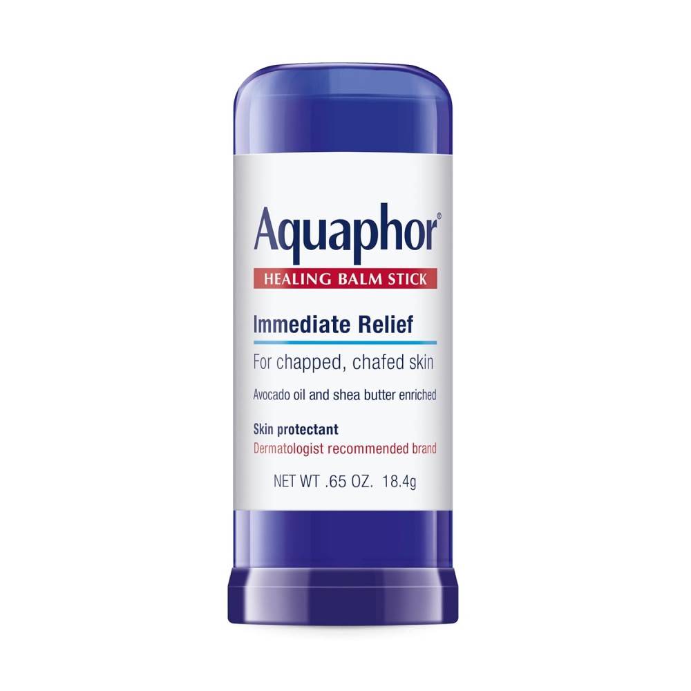 Aquaphor Healing Balm Stick, Skin Protectant with Avocado Oil and Shea Butter, 0.65 Oz