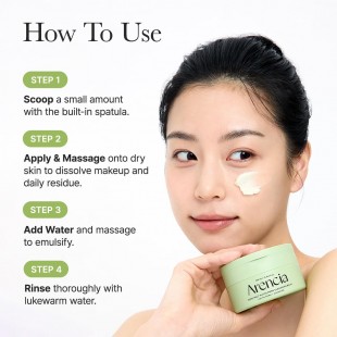 ARENCIA Pore Melt Phyto PDRN Cleansing Balm, Makeup Removing & Pore Care Cleanser 90mL