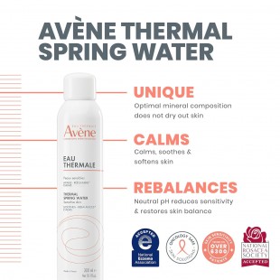 Avene Thermal Spring Water, Soothing Calming Facial Mist Spray for Sensitive Skin 300mL