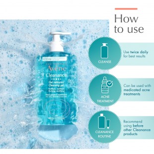 Avène Cleanance Cleansing Gel for Oily Skin 400 mL