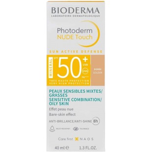 Bioderma Photoderm Nude Touch SPF50+ Mineral Dorée Tint