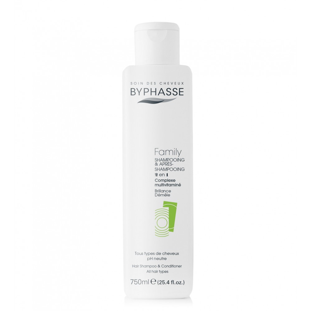 BYPHASSE Family Shampoo and Conditioner Multivitamin Complex 2 in 1