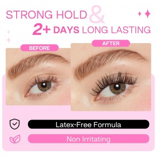 CALAILIS Lash Glue for DIY Lash Extensions Super Strong Hold 48 Hours 5mL