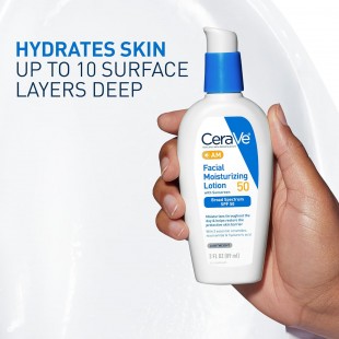 CeraVe AM Facial Moisturizing Lotion SPF 50 89mL