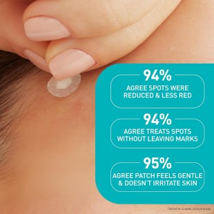 CeraVe Hydrocolloid Blemish Patches, Oil Absorbing Spot Control with Ceramides and Niacinamide 22Count