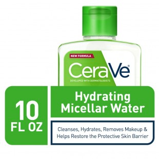 CeraVe Micellar Water Hydrating Facial Cleanser & Eye Makeup Remover 296mL