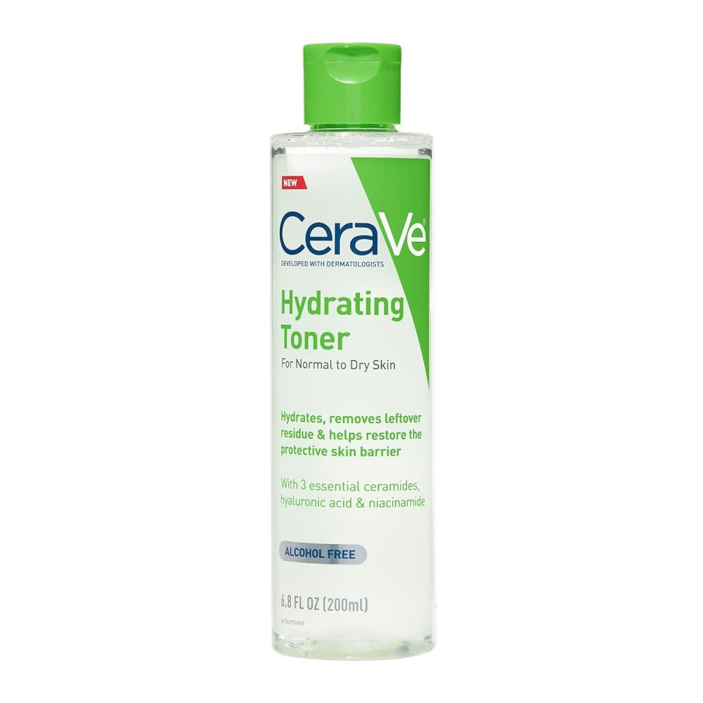 CeraVe Hydrating Toner for Sensitive Dry Skin, Fragrance-Free Non Comedogenic 200mL
