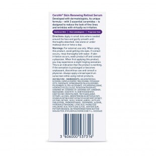 CeraVe Skin Renewing Retinol Serum with Hyaluronic Acid and Ceramides 30mL