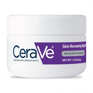 CeraVe Skin Renewing Night Cream with Niacinamide, Peptide Complex, and Hyaluronic Acid