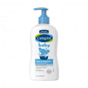 CETAPHIL Baby Wash & Shampoo with Organic Calendula, Tear Free