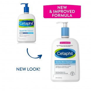 CETAPHIL Hydrating Gentle Skin Cleanser for Dry to Normal Sensitive Skin 20floz