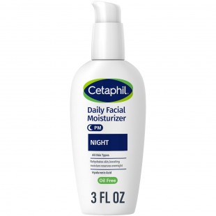 Cetaphil Night Moisturizer for Face, For All Skin Types, Lightweight and Non-Comedogenic 88mL