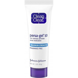 CLEAN & CLEAR PersaGel 10 Acne with Maximum Strength 10% Benzoyl Peroxide