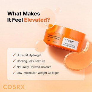 COSRX 5 PDRN Complex Collagen Gel Eye Patches (30Pairs)