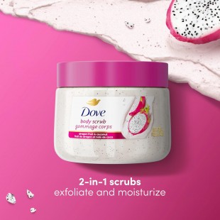 Dove Exfoliating Body Polish Scrub with Dragon Fruit & Coconut 425g