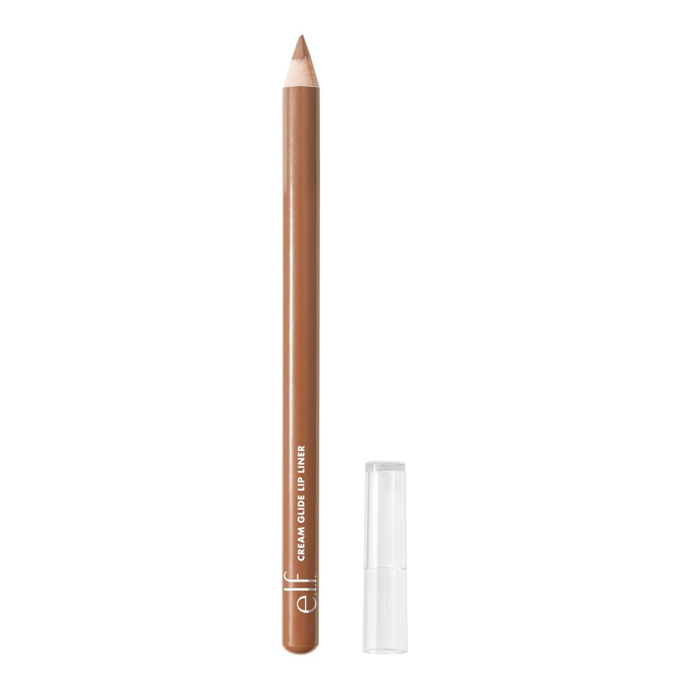 e.l.f. Cream Glide Lip Liner, Semi-Matte Finish, BADDEST BEIGE 1gr