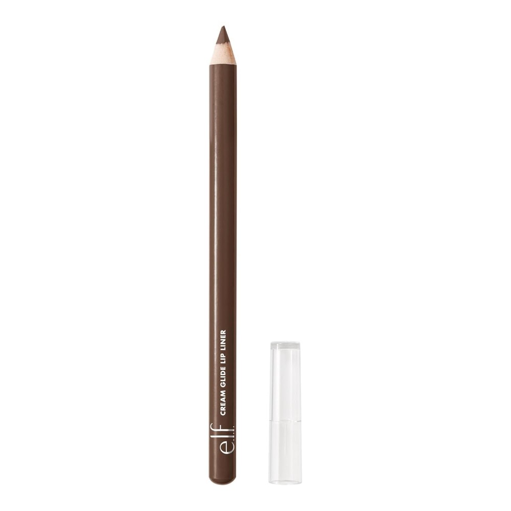 e.l.f. Cream Glide Lip Liner, Semi-Matte Finish, DARK COCOA 1gr