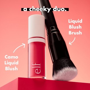 e.l.f. Camo Liquid Blush Brush, Ideal For Applying & Blending Colors On Cheeks 1Count