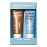 e.l.f. SKIN The Hottest Drops Duo, Holy Hydration! Thirst Burst Drops & Bronzing Drops Skincare Set 2x10mL