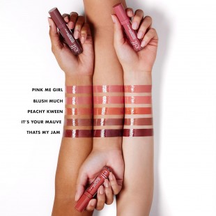 e.l.f. Sun Boss Gloss SPF 25, Pigmented Lip Gloss For A High-Shine Finish - Blush Much?