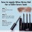 e.l.f. Wow Brow Gel, TAUPE, Wax-Gel Hybrid, Creates Full, Voluminous-Looking Brows