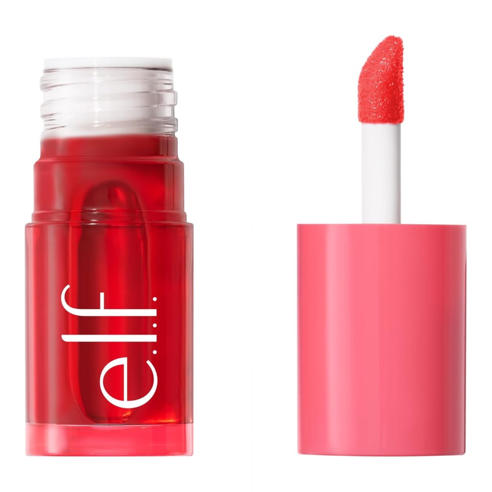 e.l.f. Sheer For It Blush Tint, Multi-Use, Long-Lasting Lip & Cheek Makeup, Pink Positive 6.8mL