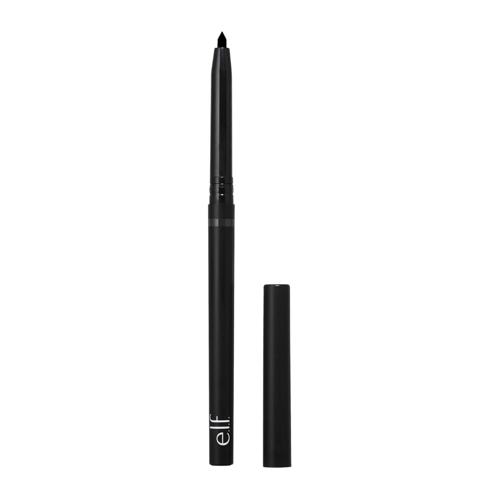 e.l.f. No Budge Retractable Eyeliner, Creamy, Ultra-Pigmented, Black