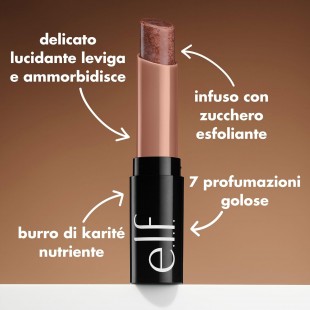 e.l.f. Lip Exfoliator, Infused With Jojoba Oil, Vegan & Cruelty-free, Brown Sugar 3gr