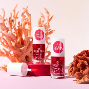 essence ¡What a Lip Tint! Coral Sunset