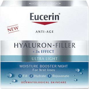Eucerin Ultra-Light Hyaluron-Filler 3x Effect Moisture Booster Night 50 mL