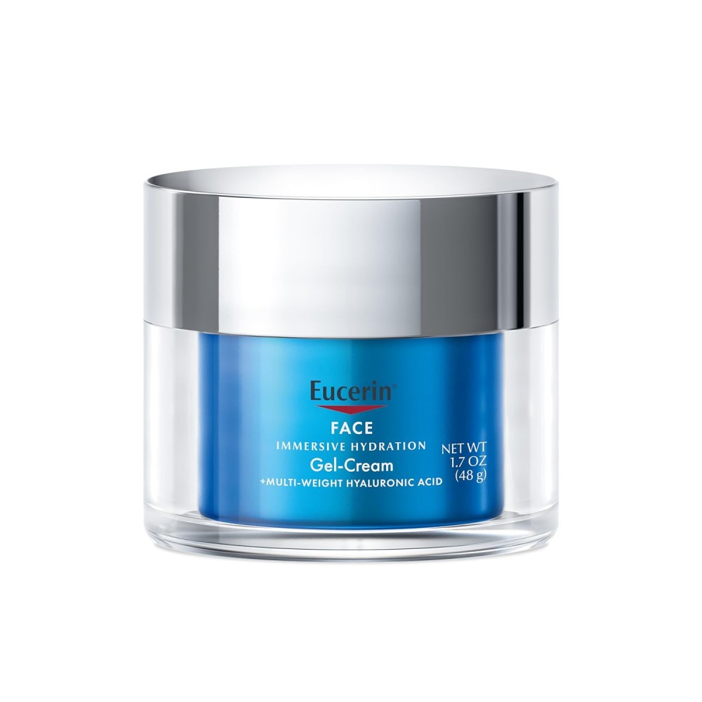 Eucerin Immersive Hydration Gel Cream with Hyaluronic Acid, Ultra-Lightweight, 1.7 Oz