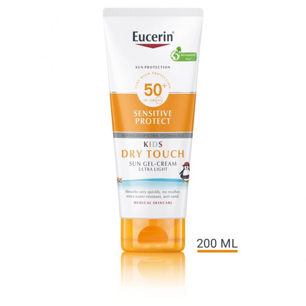 Eucerin Sun Protection Sensitive Protect Gel-Cream for Kids 400 mL SPF50+