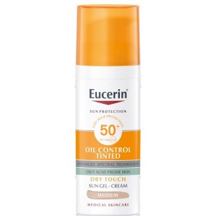 Eucerin Sun Oil Control Tinted Gel-Cream Dry Touch SPF50+ Medium