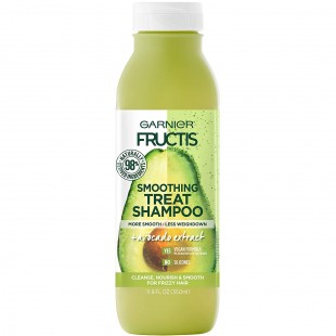 Garnier Fructis Smoothing Treat Shampoo 98% Percent Naturally Derived Ingredients, Avocado for Frizzy Hair