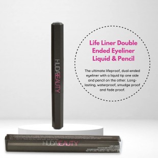 HUDA BEAUTY Life Liner Double Ended Eyeliner Liquid & Pencil