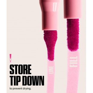 HUDA BEAUTY Make Out Sesh Lip Stain and Lip Gloss Duos Rosy Nude 4.9mL