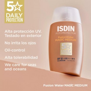 ISDIN Fotoprotector FusionWater Color Medium SPF 50  50mL