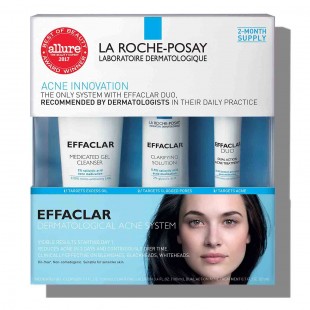 La Roche-Posay Effaclar Dermatological 3 Step Acne Treatment System