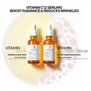 La Roche-Posay 12% Vitamin C Face Serum OIL CONTROL 30mL