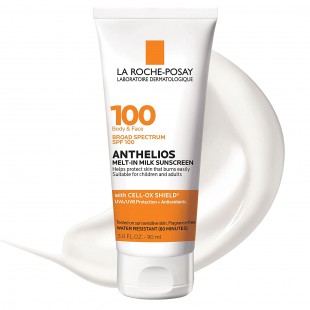La Roche-Posay Anthelios Melt-in Milk Body & Face Sunscreen Lotion Broad Spectrum SPF100