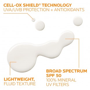 La Roche-Posay Anthelios Mineral Ultra-Light Face Sunscreen SPF50, Zinc Oxide