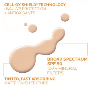 La Roche-Posay Anthelios Tinted Sunscreen SPF50, Ultra-Light Fluid
