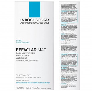 La Roche-Posay Effaclar Mat Oil-Free Mattifying Face Moisturizer for Oily Skin
