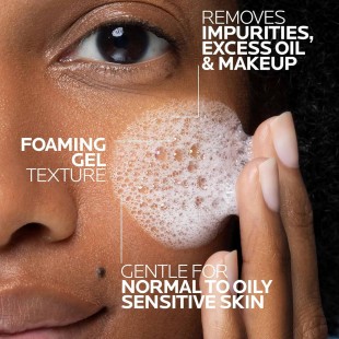 La Roche-Posay Toleriane Purifying Foaming Facial Cleanser for Normal to Oily Skin 400mL (Refill Pack)