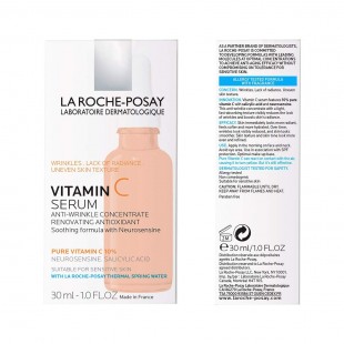 La Roche-Posay Pure Vitamin C Face Serum with Hyaluronic Acid & Salicylic Acid