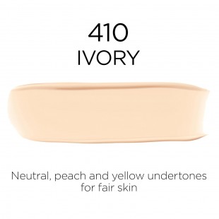 L'Oreal Paris Makeup Infallible Up to 32 Hour Fresh Wear Lightweight Foundation, 410 Ivory 30mL