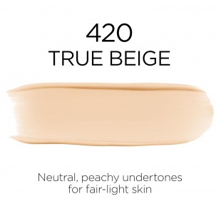 L'Oreal Paris Makeup Infallible Up to 32 Hour Fresh Wear Lightweight Foundation, 420 True Beige 30mL