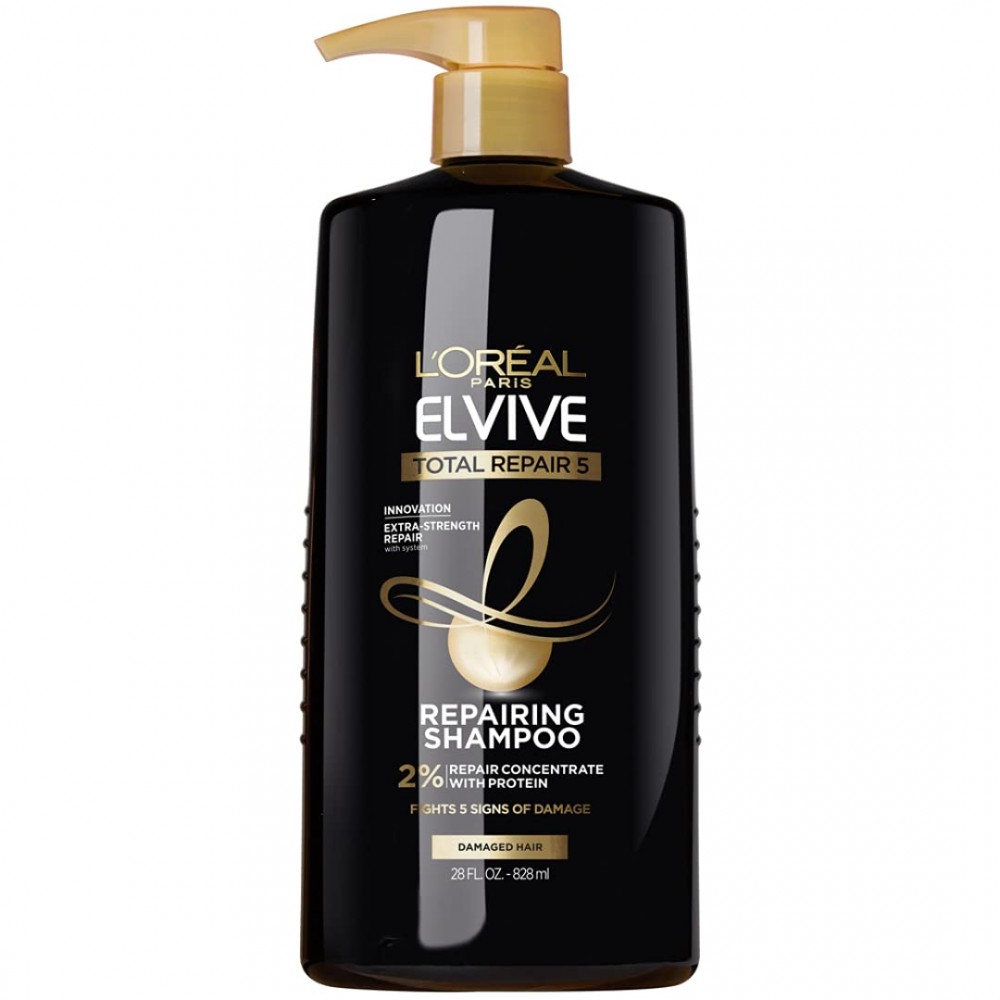 perderse adoptar Babosa de mar L'Oréal Elvive Total Repair 5 Shampoo for Damaged Hair with Protein and  Ceramides
