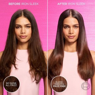 L'Oreal Sulfate Free Iron Sleek Coat, Anti-Frizz Hair Treatment Spray with Heat Protection & Humidity Protection 150mL