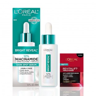 L'Oréal Bright Reveal 12% [Niacinamide + Amino Sulfonic + Ferulic] Dark Spot Serum